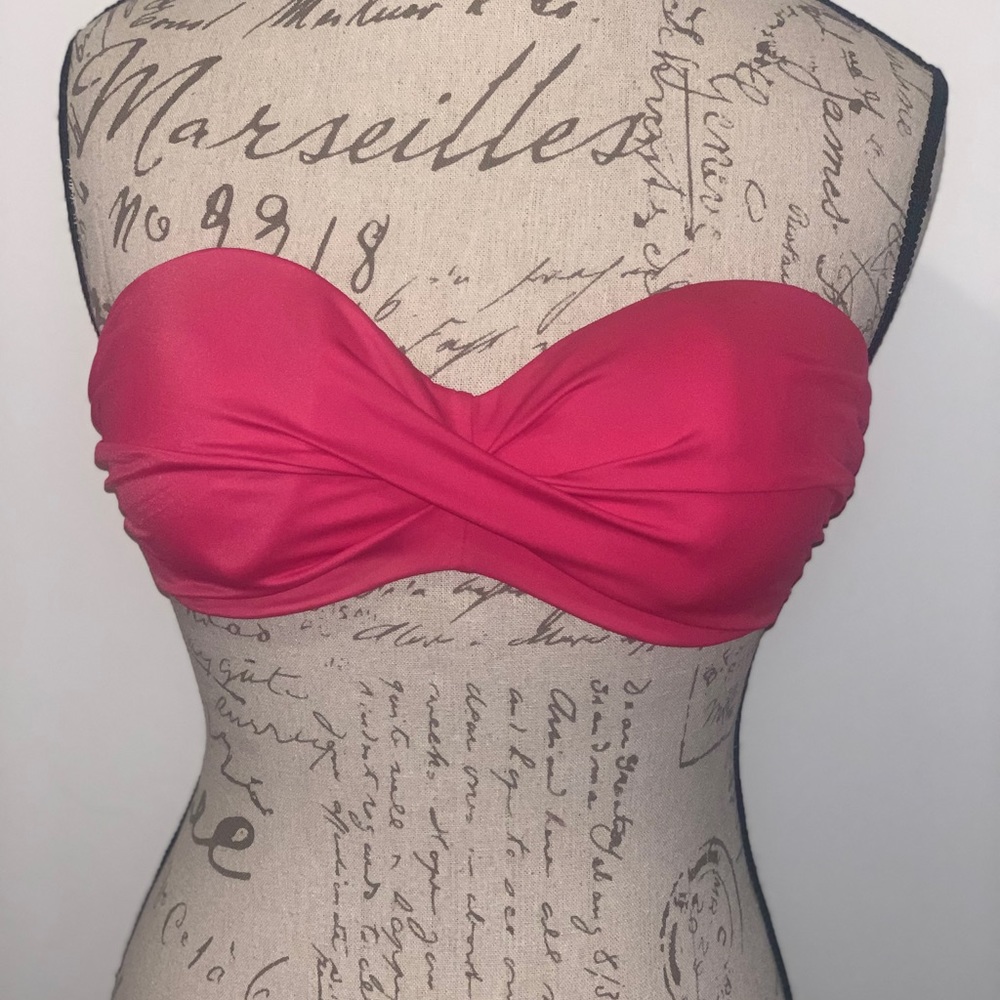 Victoria’s Secret hot pink bikini top